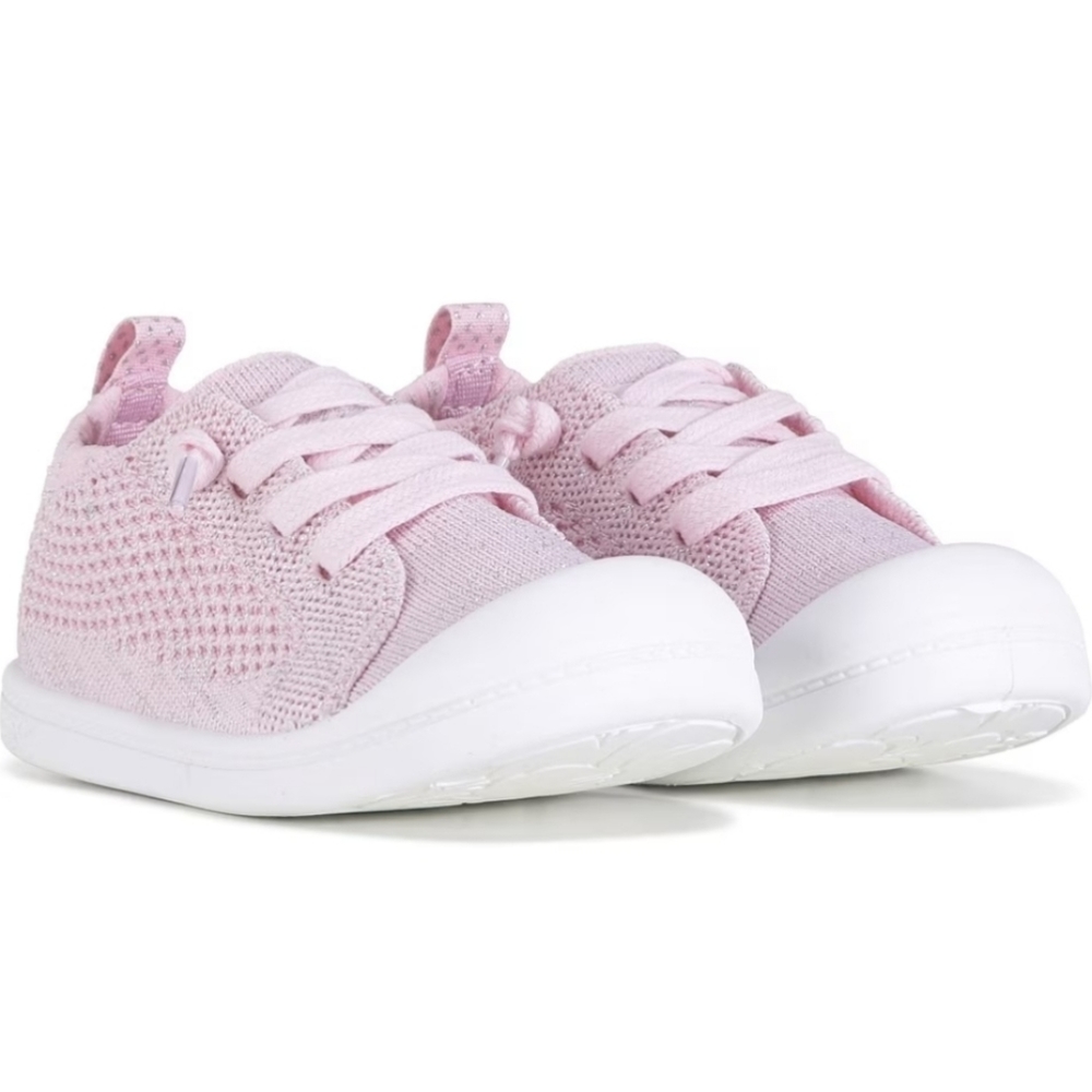 Toddler Slip On Sneaker Roxy Bayshore Pink Size 6 Sparkly